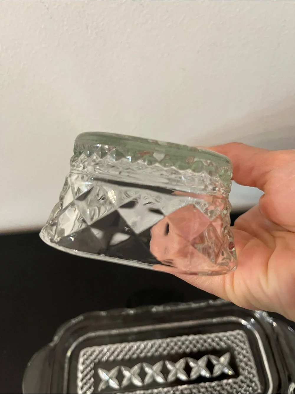 Vintage Anchor Hocking Wexford Clear Glass  1/4
